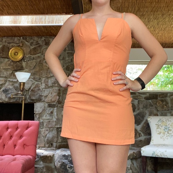 Orange corset dress - Picture 4 of 4